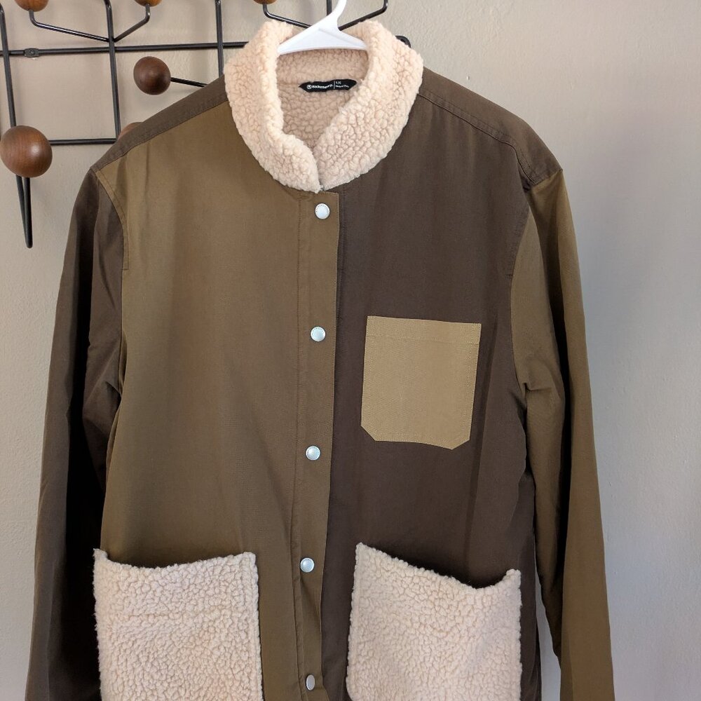 Backcountry color block coat